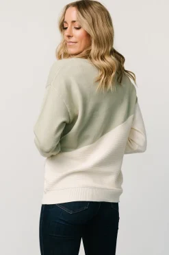 Baltic Born Emmy Sweater | Sage + Cream