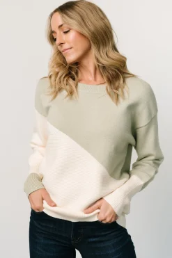 Baltic Born Emmy Sweater | Sage + Cream