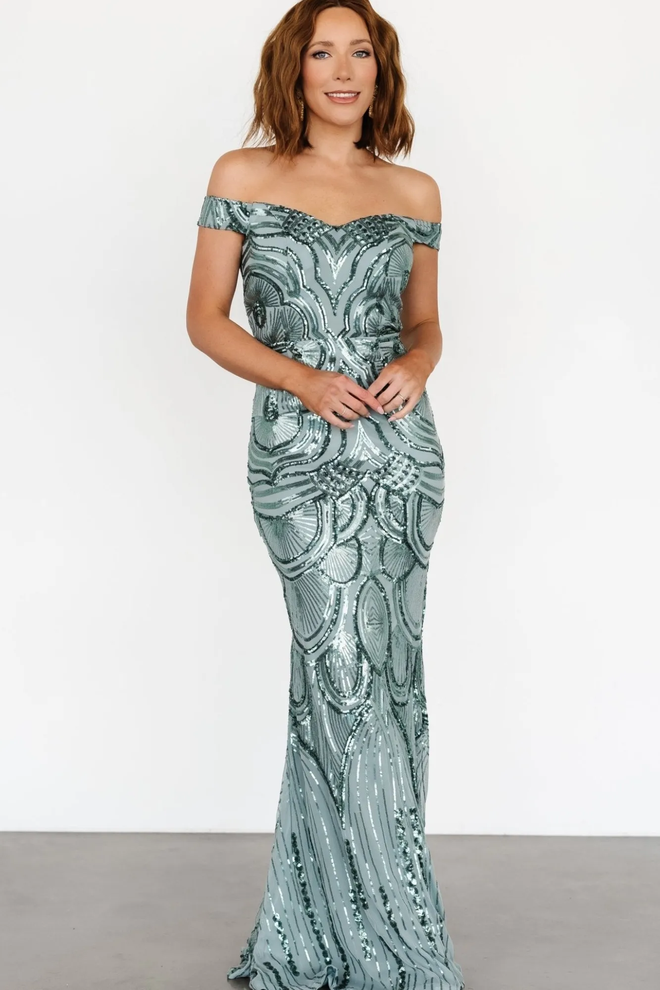 Baltic Born Empress Sequin Gown |