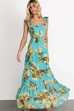 Baltic Born Encinitas Maxi Dress | Caribbean Blue Print