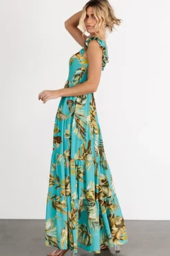 Baltic Born Encinitas Maxi Dress | Caribbean Blue Print