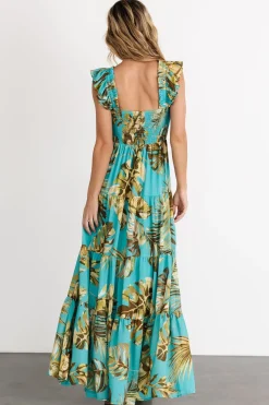 Baltic Born Encinitas Maxi Dress | Caribbean Blue Print