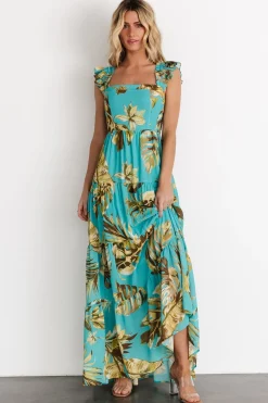 Baltic Born Encinitas Maxi Dress | Caribbean Blue Print