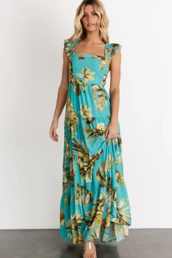 Baltic Born Encinitas Maxi Dress | Caribbean Blue Print