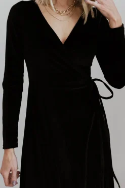 Baltic Born Esmerelda Velvet Wrap Maxi Dress |