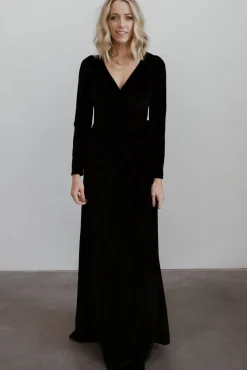 Baltic Born Esmerelda Velvet Wrap Maxi Dress |