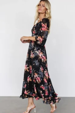 Baltic Born Estefania Maxi Dress | Black Floral