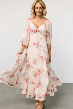 Baltic Born Estefania Maxi Dress | Blush + Pink Floral