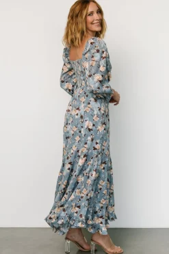 Baltic Born Estefania Maxi Dress | Blue + Peach Floral