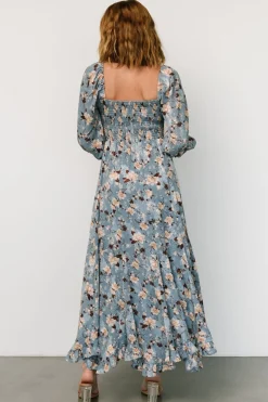 Baltic Born Estefania Maxi Dress | Blue + Peach Floral