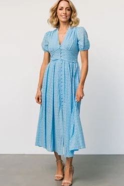 Baltic Born Esther Eyelet Midi Dress |