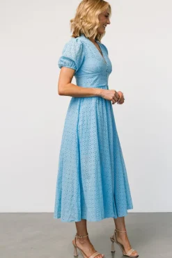 Baltic Born Esther Eyelet Midi Dress |