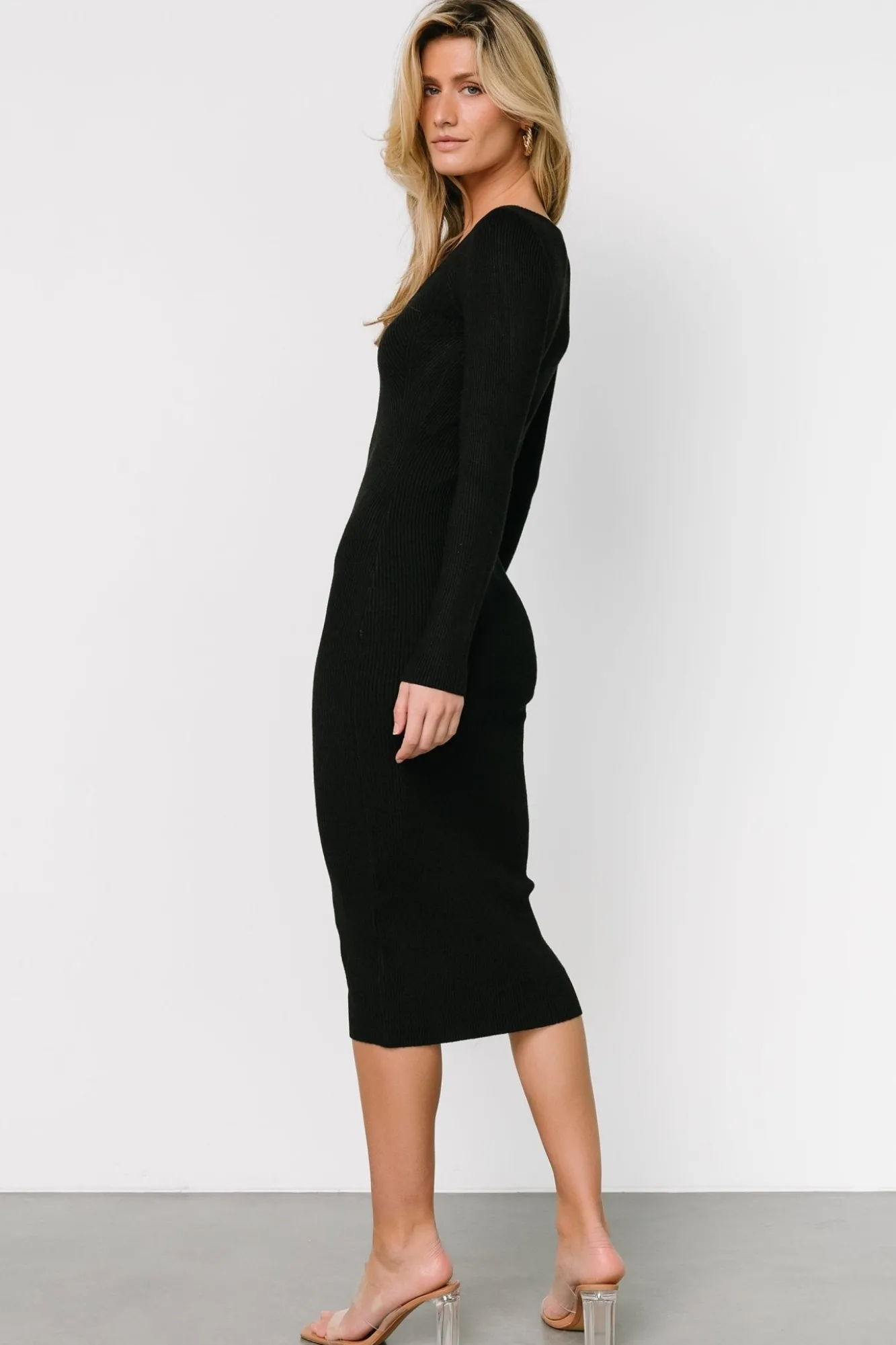 Baltic Born Eve Ribbed Midi Dress |