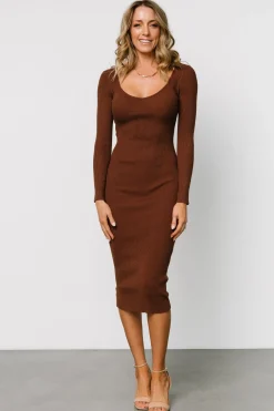Baltic Born Eve Ribbed Midi Dress |