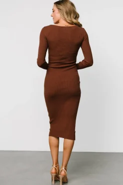 Baltic Born Eve Ribbed Midi Dress |