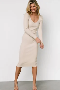 Baltic Born Eve Ribbed Midi Dress |