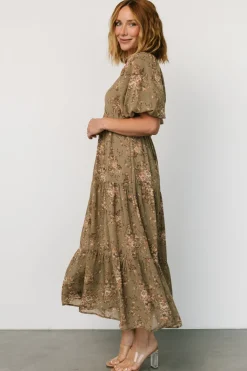 Baltic Born Evelette Dress | Olive Floral