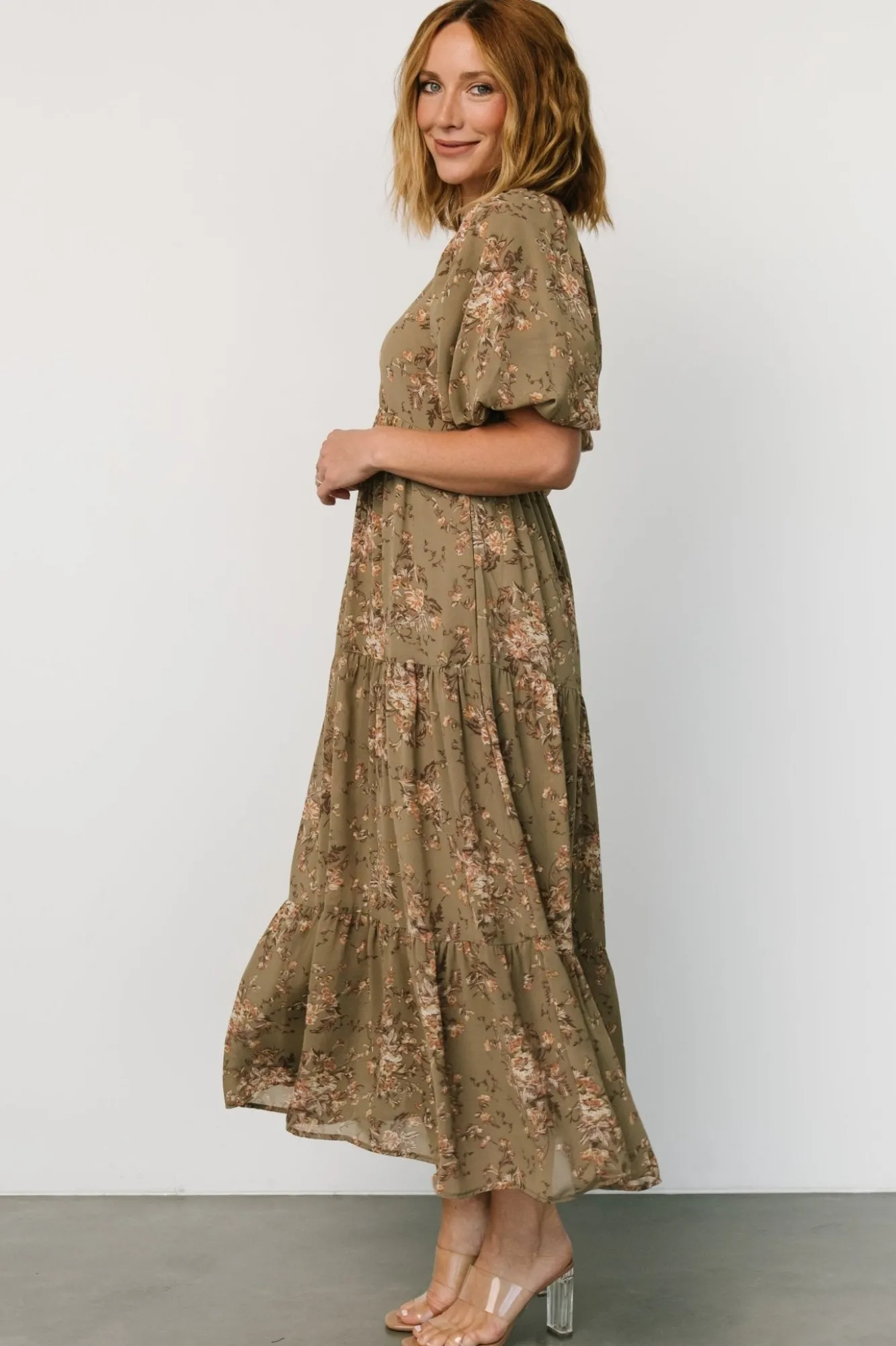 Baltic Born Evelette Dress | Olive Floral