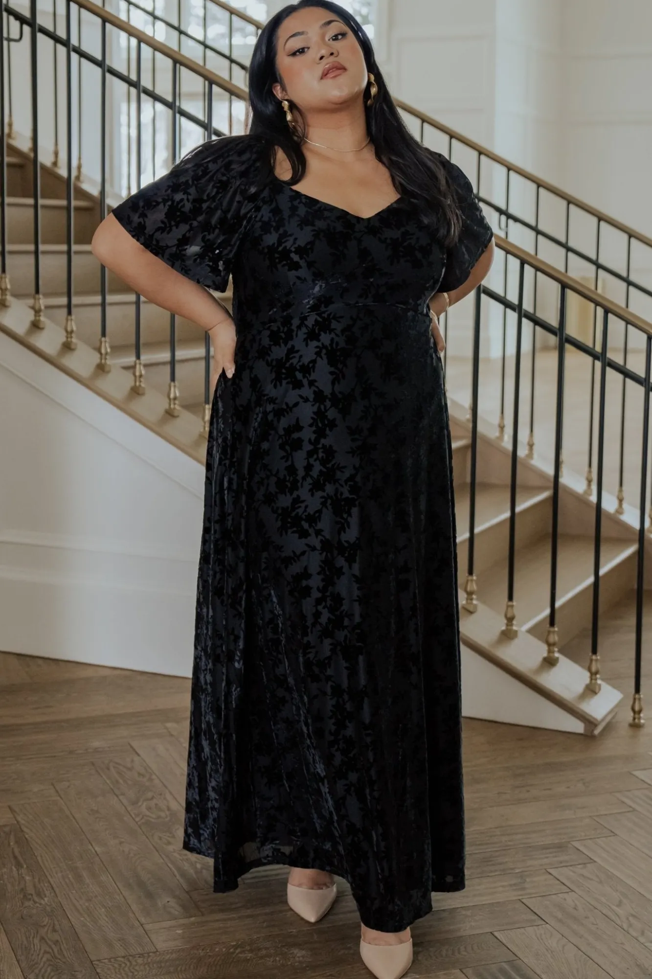 Baltic Born Everley Velvet Maxi Dress |