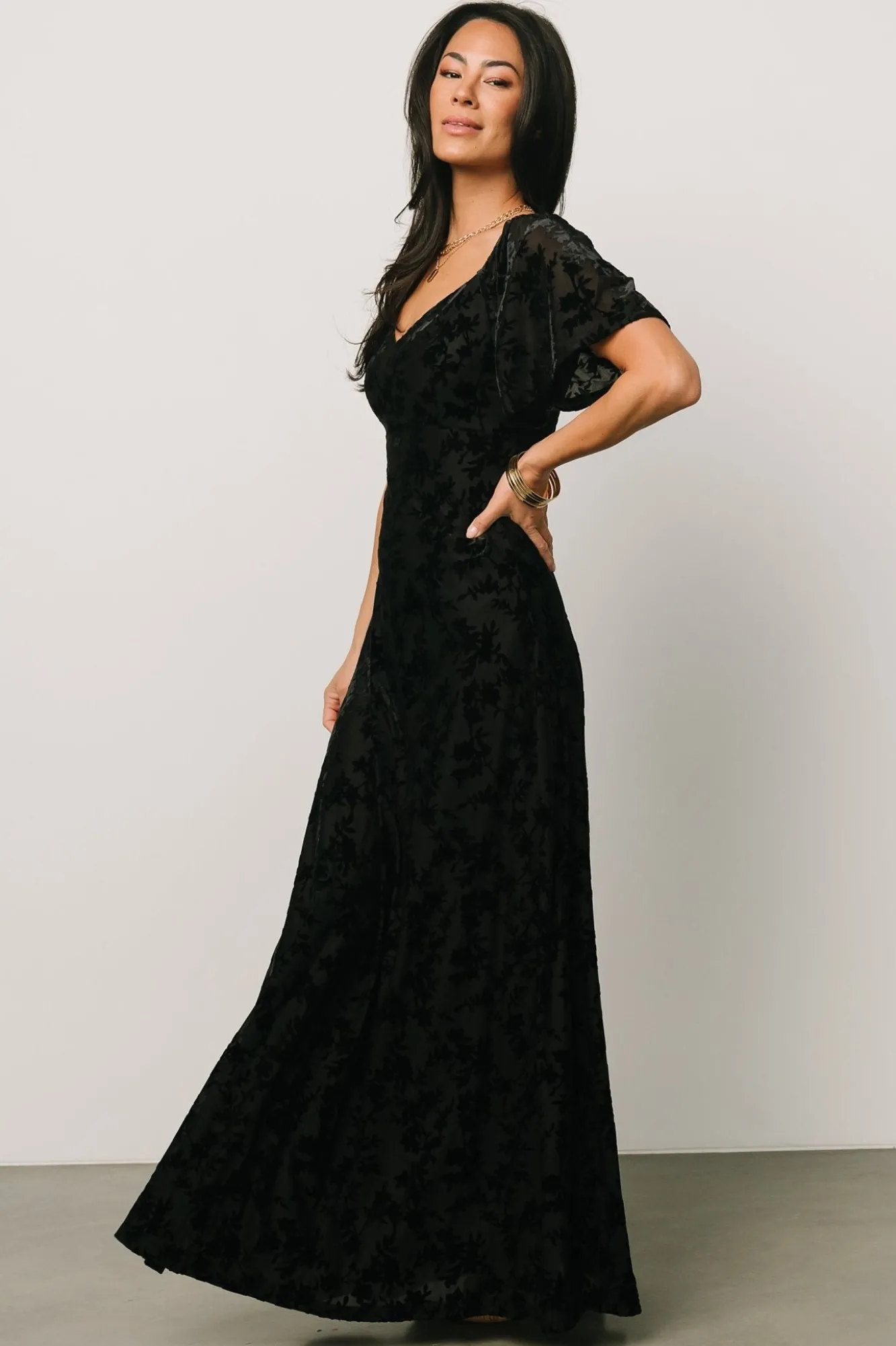 Baltic Born Everley Velvet Maxi Dress |