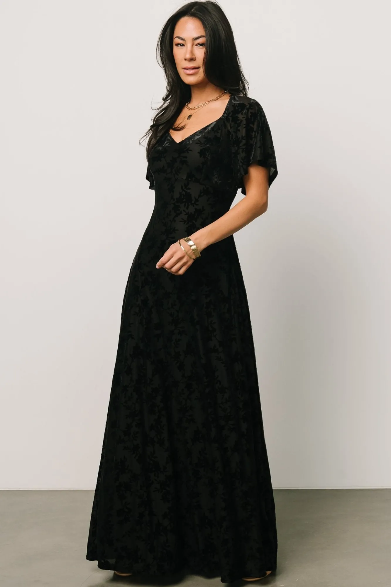 Baltic Born Everley Velvet Maxi Dress |