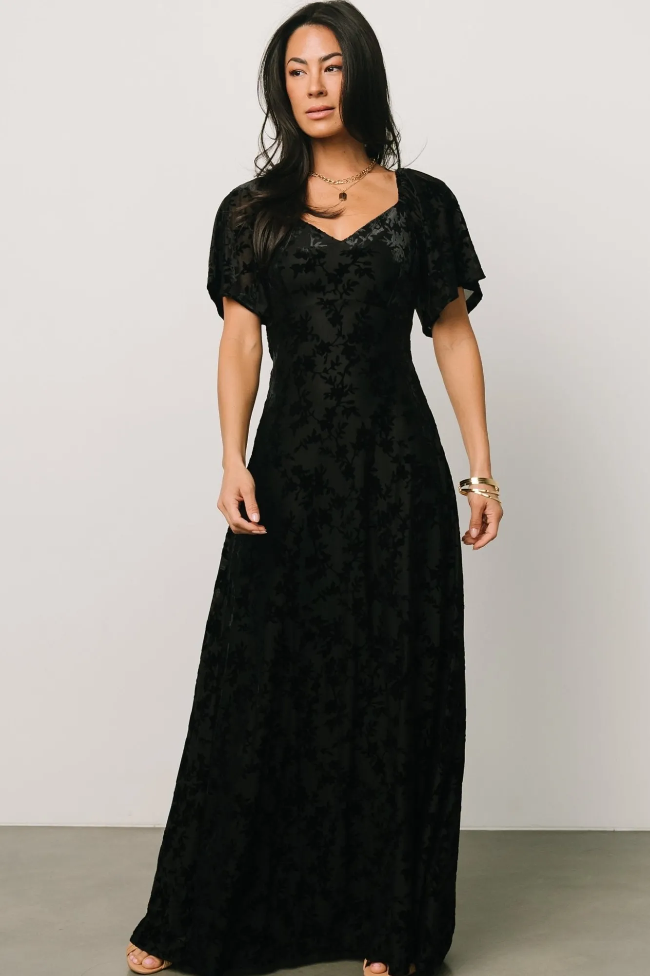 Baltic Born Everley Velvet Maxi Dress |
