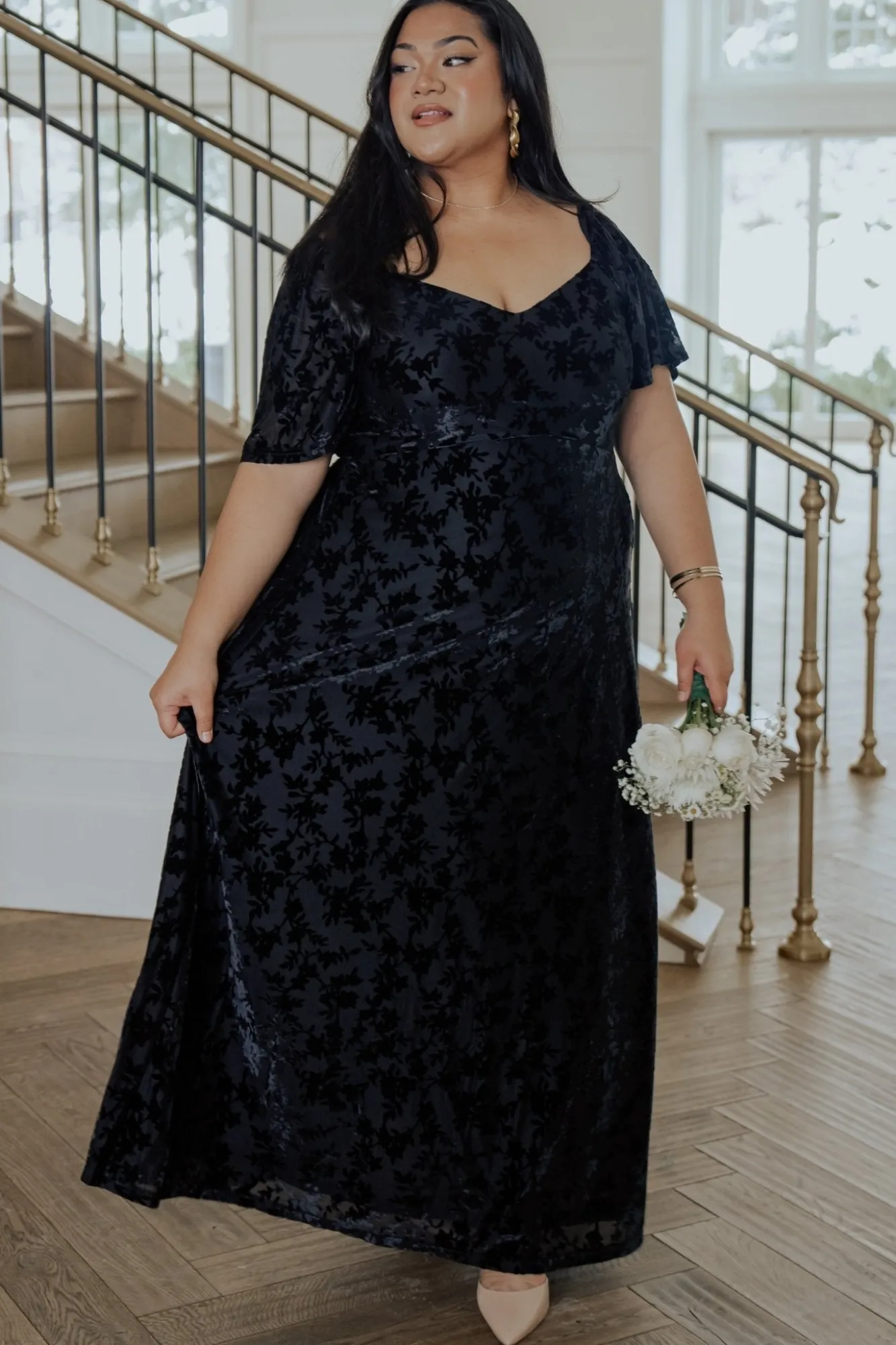 Baltic Born Everley Velvet Maxi Dress |