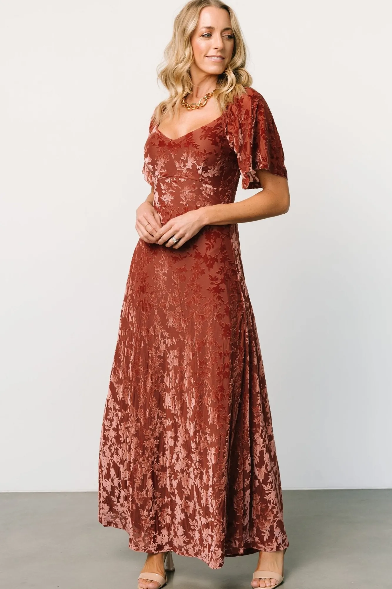 Baltic Born Everley Velvet Maxi Dress |