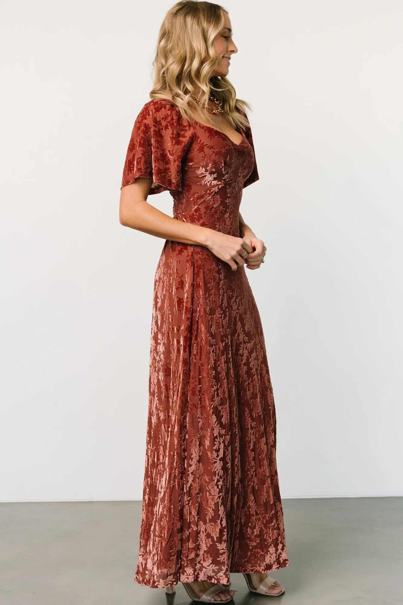 Baltic Born Everley Velvet Maxi Dress |