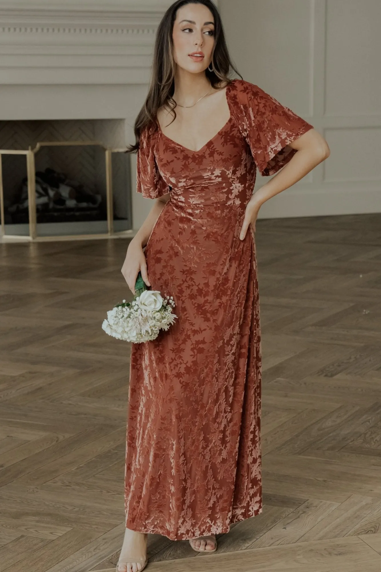 Baltic Born Everley Velvet Maxi Dress |