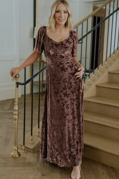 Baltic Born Everley Velvet Maxi Dress |