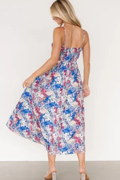 Baltic Born Evette Sweetheart Tank Dress | Blue Multi