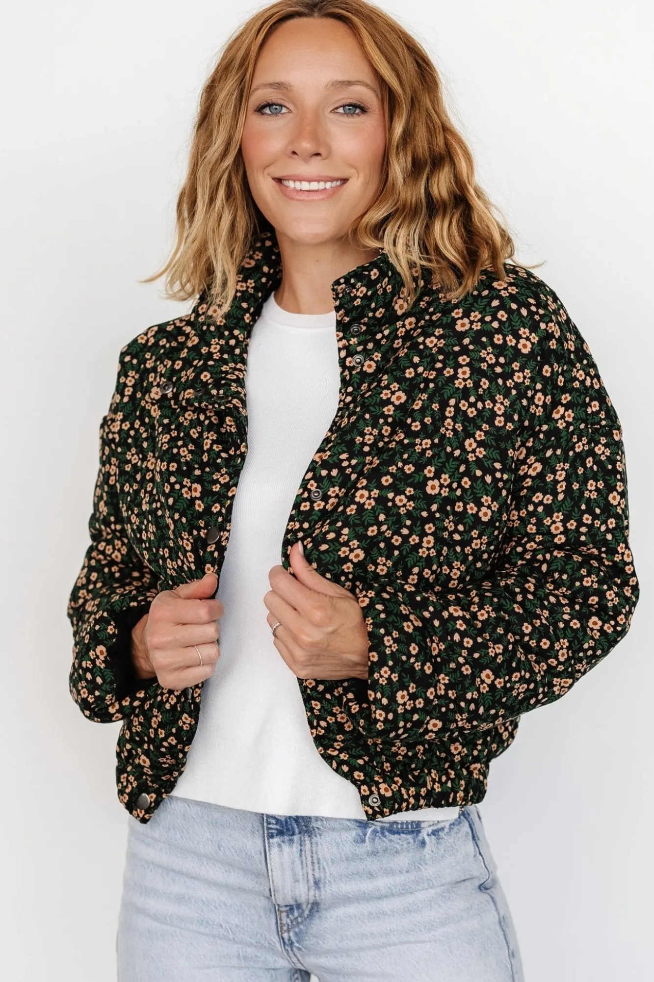 Baltic Born Ezra Puffer Jacket | Black Print