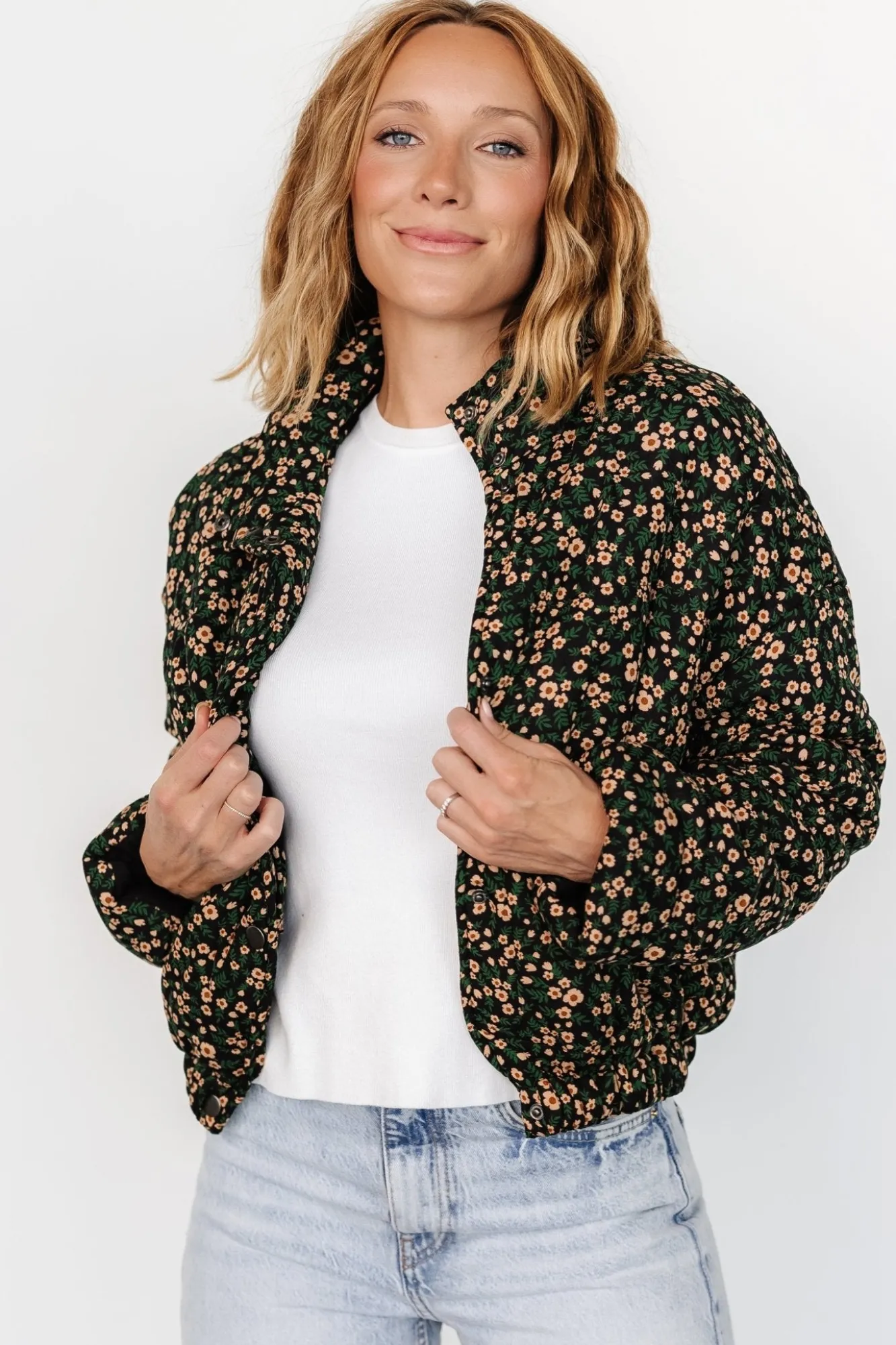 Baltic Born Ezra Puffer Jacket | Black Print