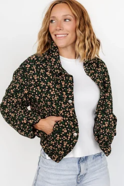 Baltic Born Ezra Puffer Jacket | Black Print