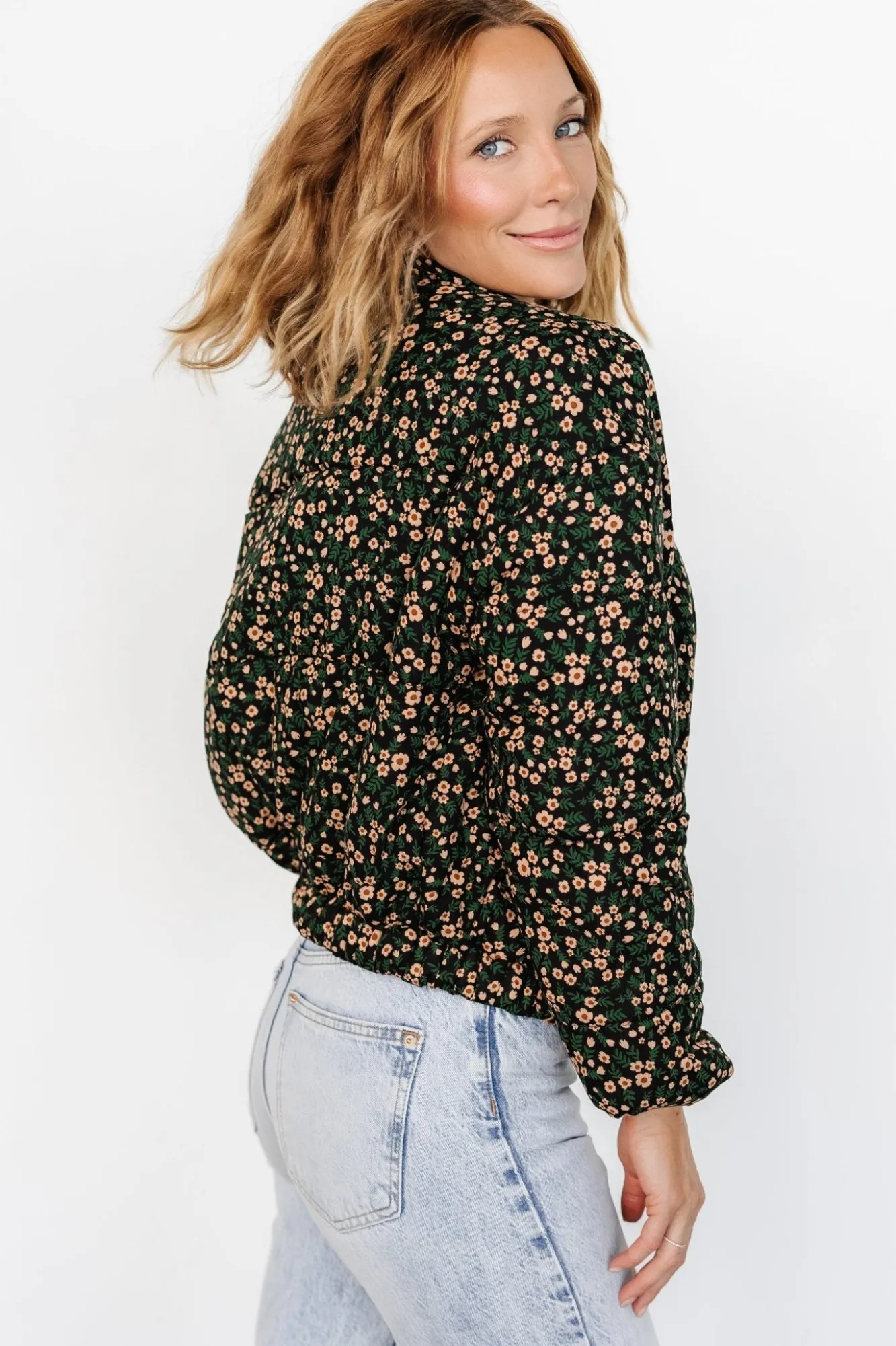 Baltic Born Ezra Puffer Jacket | Black Print