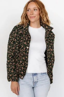 Baltic Born Ezra Puffer Jacket | Black Print