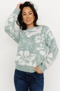 Baltic Born Fairbanks Sweater | Blue Sage Print