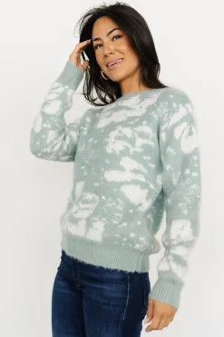 Baltic Born Fairbanks Sweater | Blue Sage Print