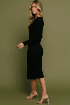 Baltic Born Fairmount Ribbed Midi Dress |