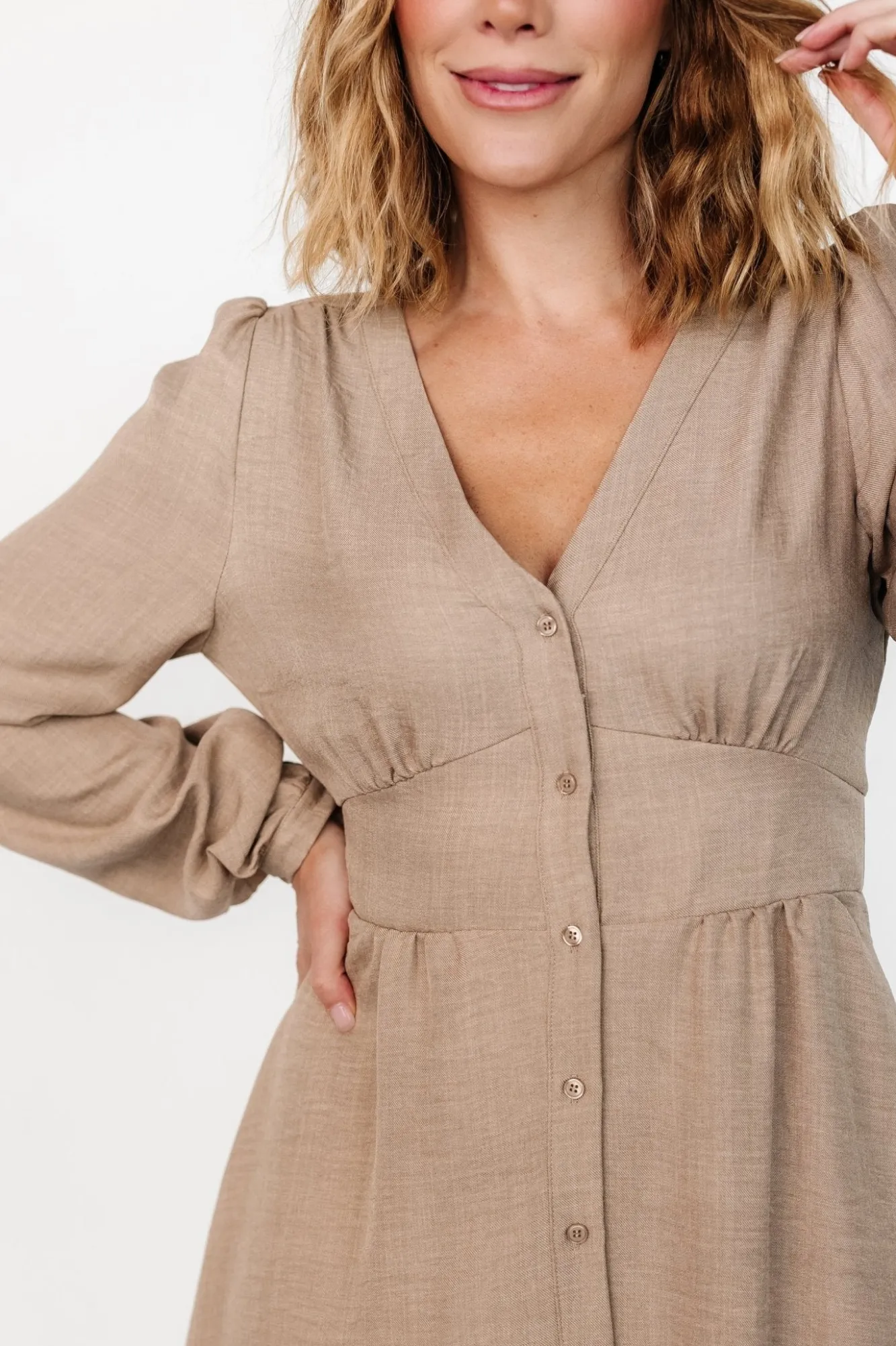 Baltic Born Faith Button Midi Dress |