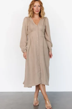 Baltic Born Faith Button Midi Dress |