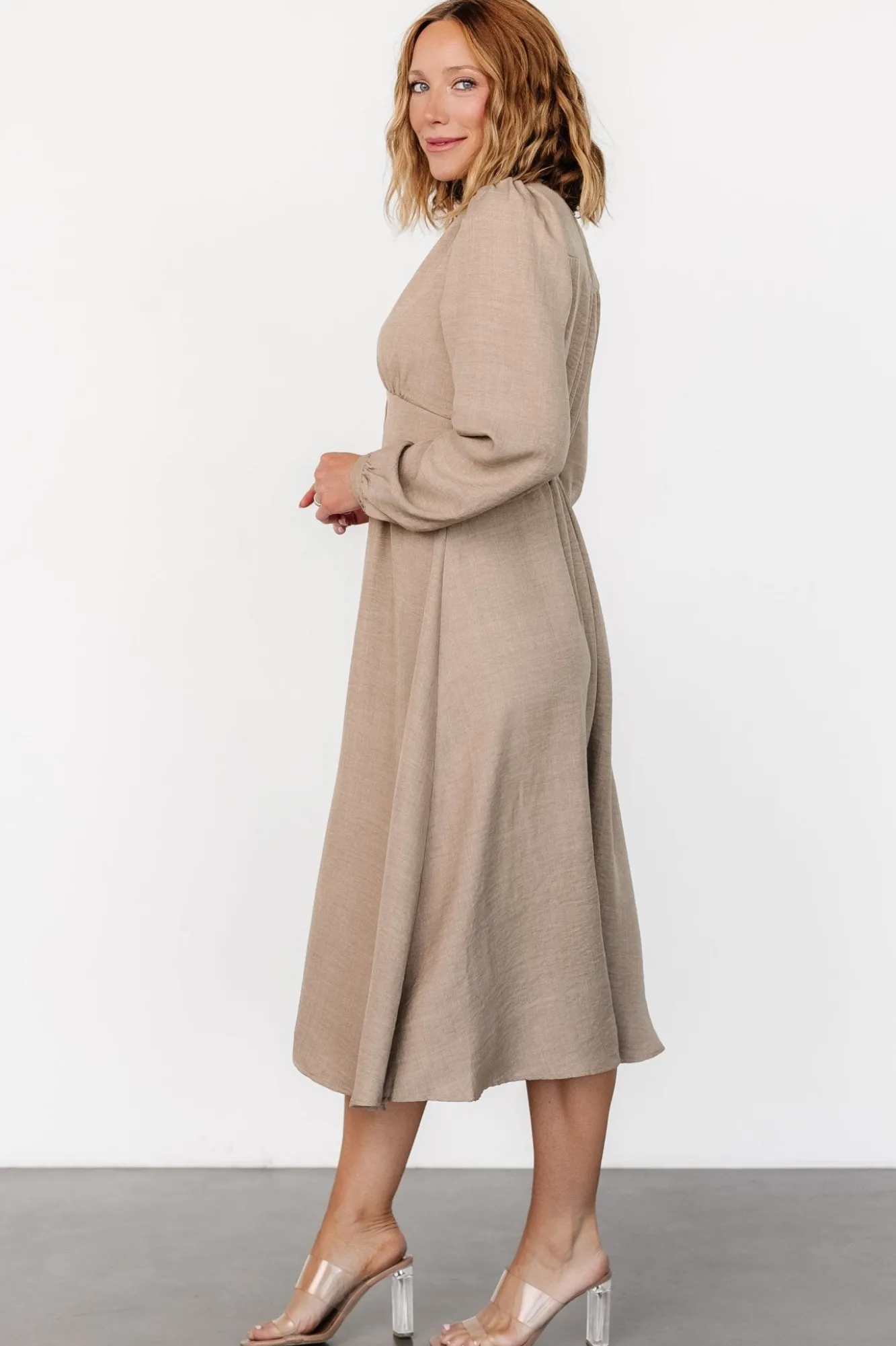 Baltic Born Faith Button Midi Dress |