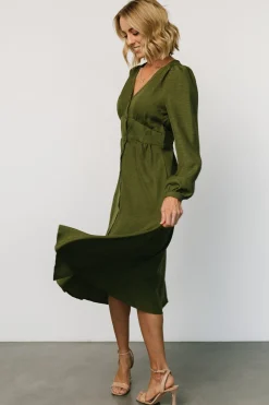 Baltic Born Faith Button Midi Dress |