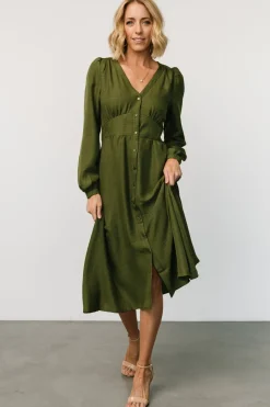 Baltic Born Faith Button Midi Dress |