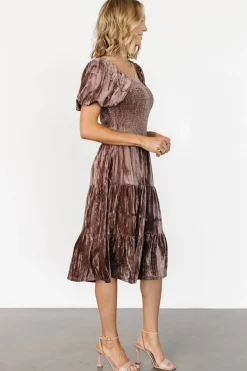 Baltic Born Fay Velvet Midi Dress |