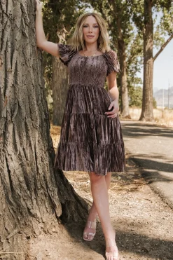 Baltic Born Fay Velvet Midi Dress |