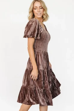Baltic Born Fay Velvet Midi Dress |