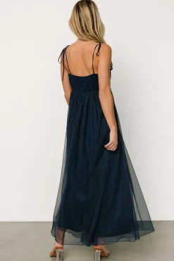 Baltic Born Fiona Tulle Maxi Dress | Midnight Blue