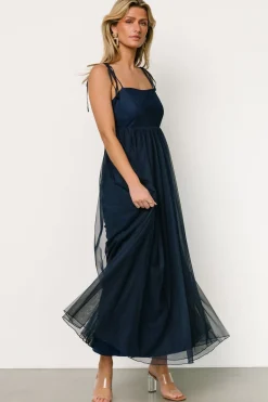 Baltic Born Fiona Tulle Maxi Dress | Midnight Blue